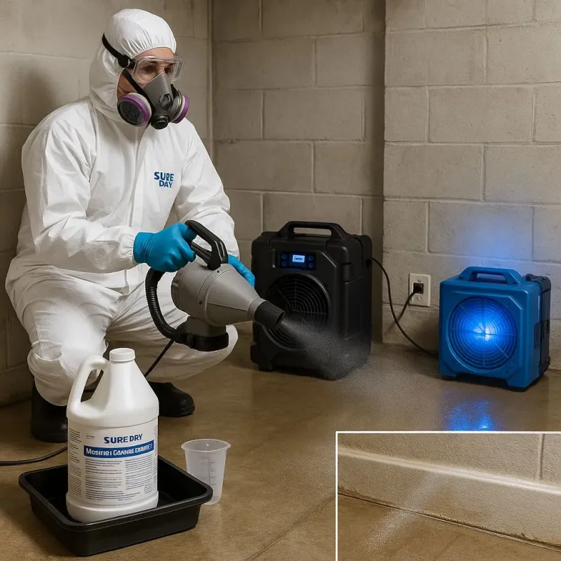 Sanitization and Odor Removal process in Sun Valley, PA