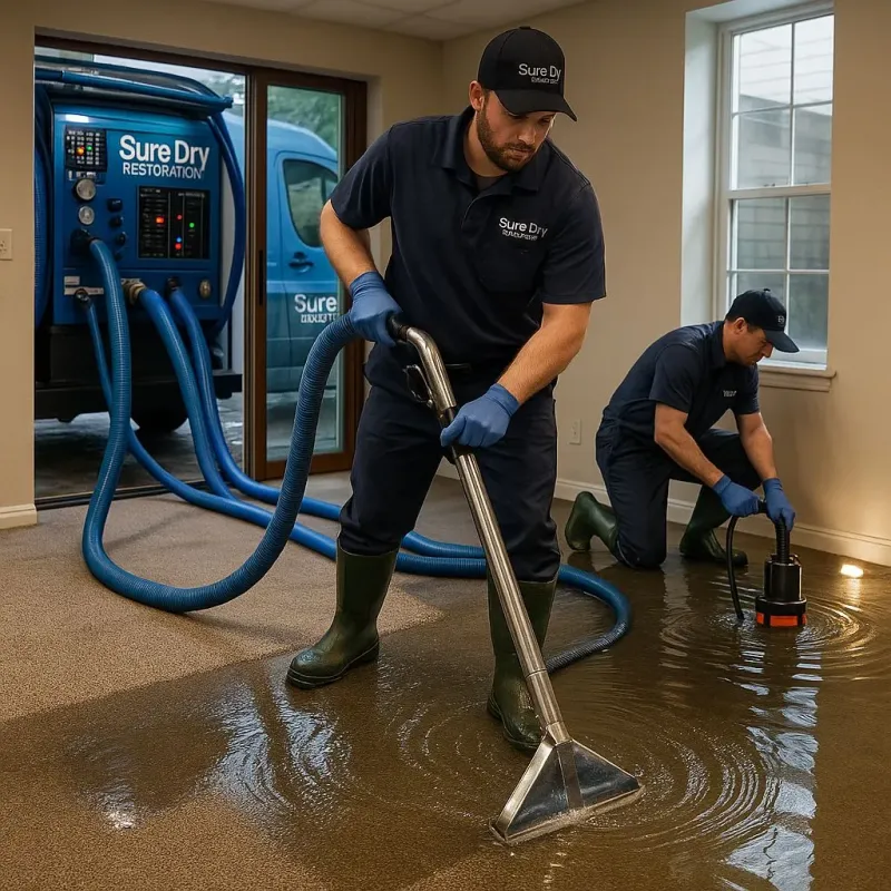 Water Extraction and Removal process in Sun Valley, PA